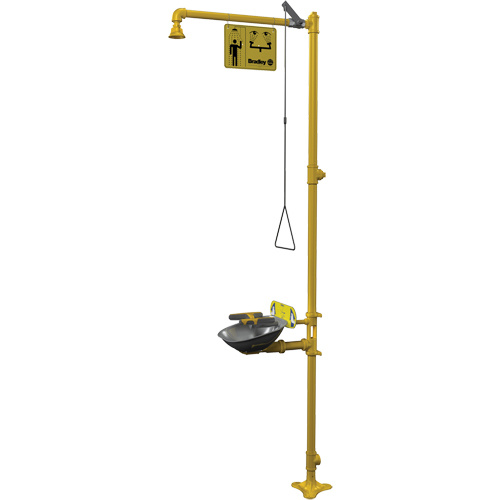 Bradley S19314BF Halo Combination Emergency Shower & Eyewash Station-(Each)