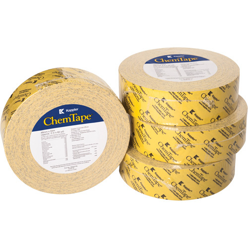 ChemTape® Chemical-Resistant Tape ChemTape<sup>®</sup> Chemical-Resistant Tape, 50.8 mm (2") x 50 m (164'), Yellow - Roll