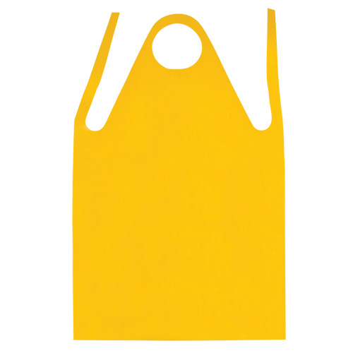 Ronco 38-162Y Apron Apron, Polyurethane, 45" L x 35" W, Yellow - Each