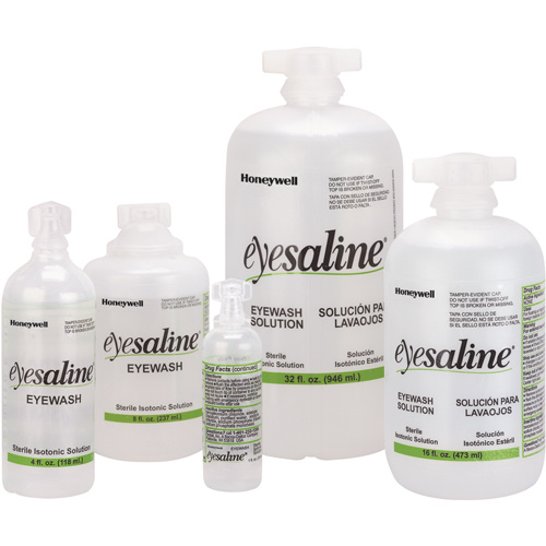 PIP Global Safety 32-000445-0000 Saline Eyewash Bottles Saline Eyewash Bottles, Full Bottle, 8 oz. - Each