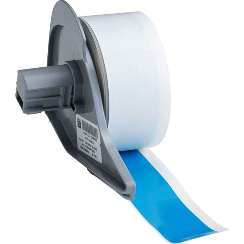 Brady M7C-1000-595-LB Indoor-Outdoor Label Printer Tape Indoor-Outdoor Label Printer Tape, Vinyl, Blue, 1" Width - Each