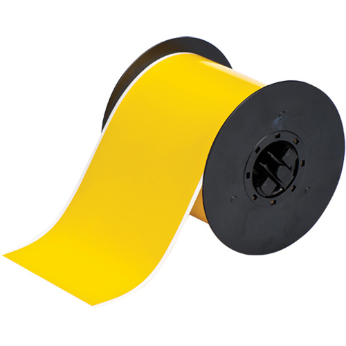 Brady B30C-4000-595-YL Indoor/Outdoor B-595 Tape Indoor/Outdoor B-595 Tape, Vinyl, Yellow, 4" Width - Each