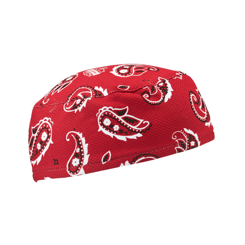 Ergodyne 12508 Chill-Its 6630 Cooling Skull Caps, Red-(Each)