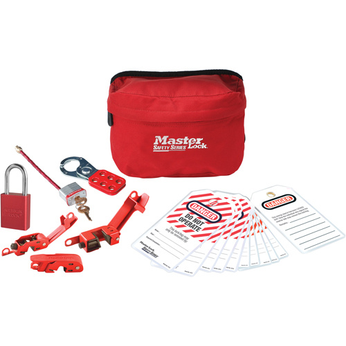 Master Lock S1010 Personal Safety Lockout Kit - Compact Pouch Only Personal Safety Lockout Kit - Compact Pouch Only, Confined Space Kit - Each