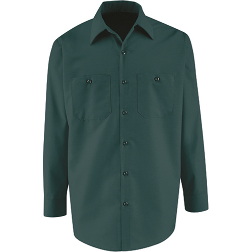 Red Kap Industrial Solid Work Shirts  (Each)-Click on options for variations & Details.