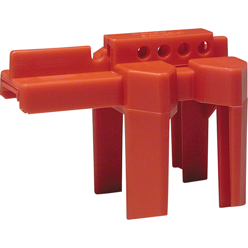 Brady BS07A-RD Small Prinzing Valve Lockout, Ball Type-(Each)