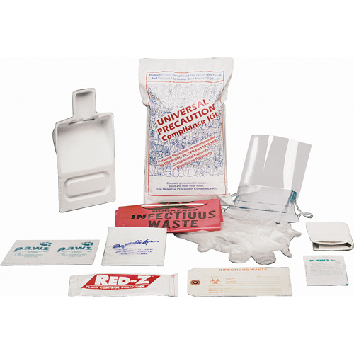 Safecross 14360 Fluid Spill Clean-Up Kit Fluid Spill Clean-Up Kit, Hazmat, Bag, None Absorbancy - Each