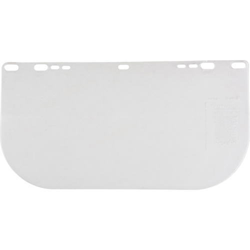 Jackson Safety 30706 F20 Clear Flat Faceshield F20 Clear Flat Faceshield, Polycarbonate, Clear Tint - Each