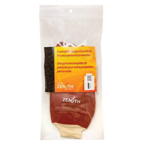 Zenith Safety Products Red Smooth-Finish Chemical-Resistant Gloves Red Smooth-Finish Chemical-Resistant Gloves, Size 9, 10" L, PVC, Interlock Inner Lining, Heavy Weight - Pair