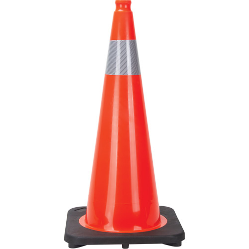 Zenith Safety Products Traffic Cone Traffic Cone, 28", Orange, 4" Reflective Collar(s) - Each