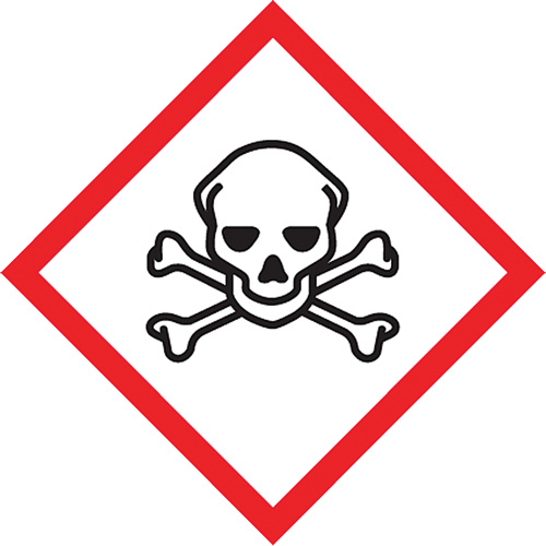 Accuform Signs LSGH1202 GHS Pictogram Labels GHS Pictogram Labels, Vinyl, Sheet, 2" L x 2" W - Pack of 10