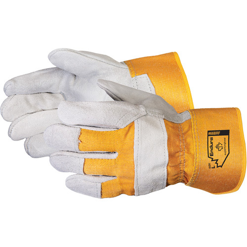 Superior Glove Works Ltd. 66BRF-L Endura® Winter Split Fitters Gloves Endura<sup>®</sup> Winter Split Fitters Gloves, One Size, Split Cowhide Palm, Foam Fleece Inner Lining - Pair