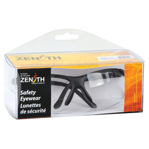 Zenith Safety Products Z1800 Series Reader Safety Glasses Z1800 Series Reader Safety Glasses, Anti-Scratch, Clear, 1.0 Diopter - Each
