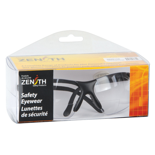 Zenith Safety Products Z1800 Series Reader Safety Glasses Z1800 Series Reader Safety Glasses, Anti-Scratch, Clear, 2.0 Diopter - Each