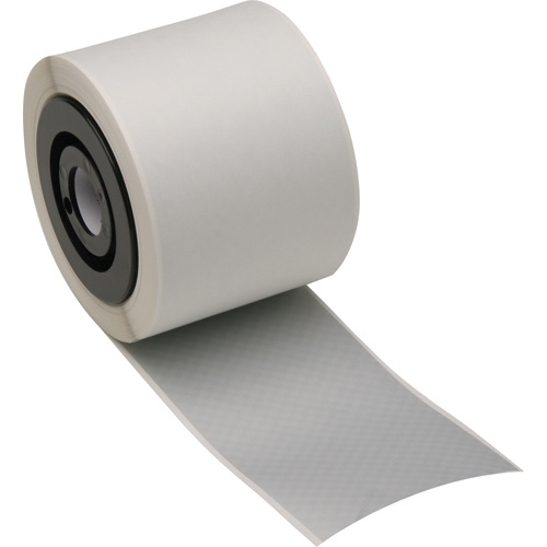 Brady 52152 B-438 Tamper-Evident Printer Tape, Polyester, Silver, 3" Width-(Each)