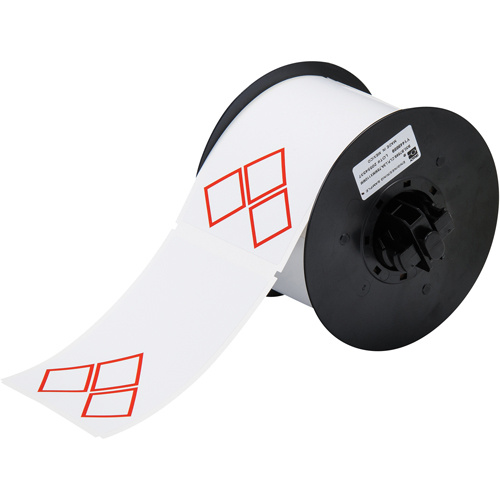 Brady B30-261-7569-CLP3A B-7569 Pre-Printed GHS/CLP Chemical Labels B-7569 Pre-Printed GHS/CLP Chemical Labels, Vinyl, Red/White, 2.950" Width - Each