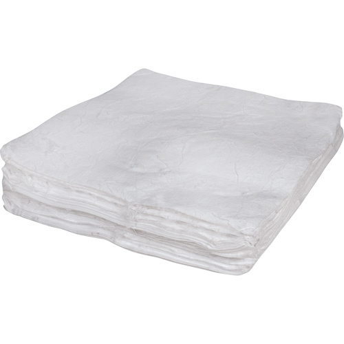 Zenith Safety Products Premium Meltblown Sorbent Pads Premium Meltblown Sorbent Pads, Oil Only, 30" x 30", 50 gal. Absorbancy - Pack of 50