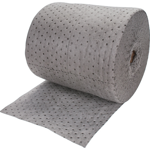Zenith Safety Products Premium Bonded Sorbent Rolls Premium Bonded Sorbent Rolls, Mediumweight, 150' L x 15" W, 20 gal. Absorbancy - Each