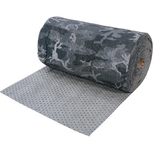 Zenith Safety Products Premium Camouflage Sorbents Premium Camouflage Sorbents, Heavyweight, 150' L x 30" W, 50 gal. Absorbancy - Each
