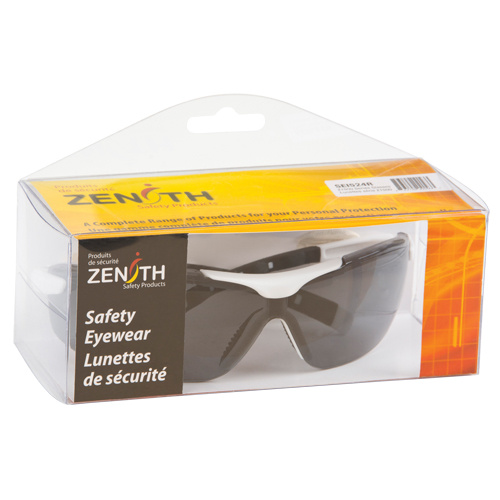 Zenith Safety Products Z1500 Series Safety Glasses Z1500 Series Safety Glasses, Grey/Smoke Lens, Anti-Scratch, Meets/Exceeds CSA Z94.3 - Each