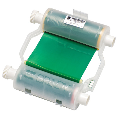 Brady B30-R10000-GN B30 Series R10000 Printer Ribbon B30 Series R10000 Printer Ribbon, 4.33" x 200', Green - Each