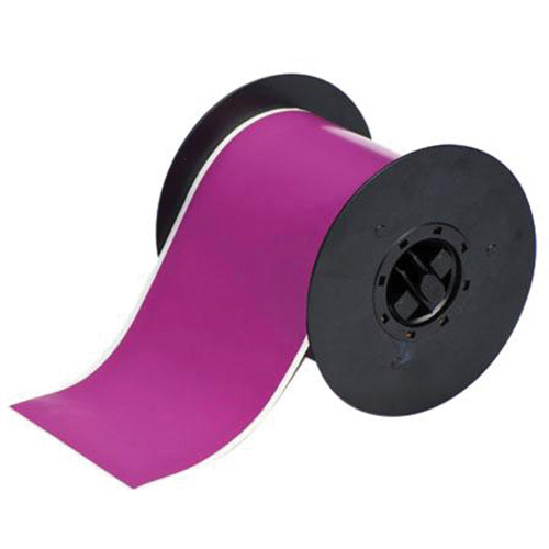 Brady B30C-4000-595-PL Printer Tape, Vinyl, Purple, 4" Width-(Each)
