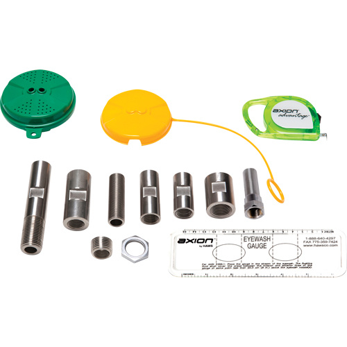 Haws AX13 Axion Advantage Eye/Face Wash Upgrade Kit with Green ABS Plastic Eye/Face Wash Head-(Each)