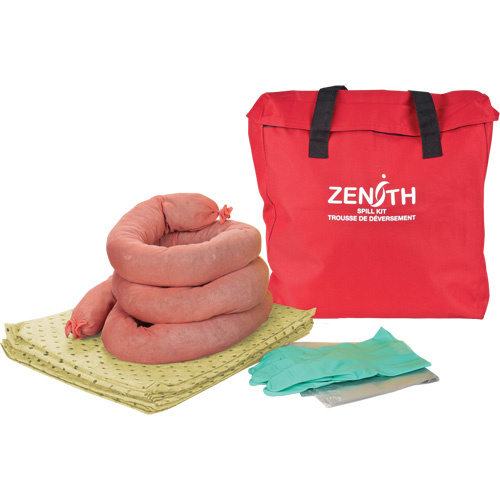 Zenith Safety Products SHP027 Spill Kit, Hazmat, Bag, 5 US gal. Absorbancy - (Each)