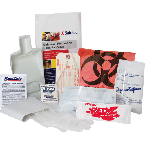 Zenith Safety Products Precaution Bloodborne Pathogen Spill Kit Precaution Bloodborne Pathogen Spill Kit, Universal, Bag - Each