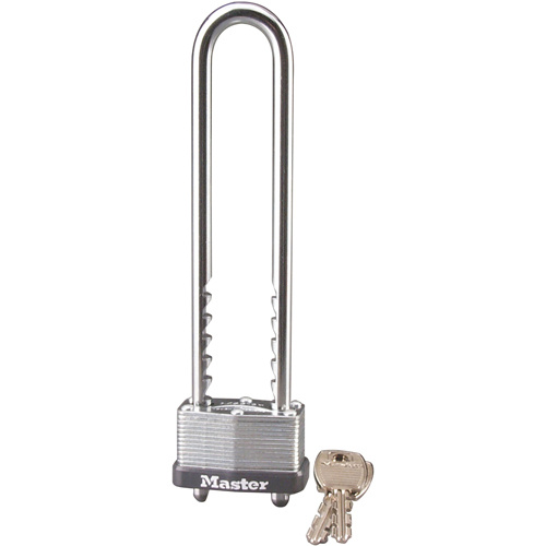 Master Lock 517D Economy Warded Padlocks Economy Warded Padlocks, Keyed Different, Laminated Steel, 1-3/4" Width - Each