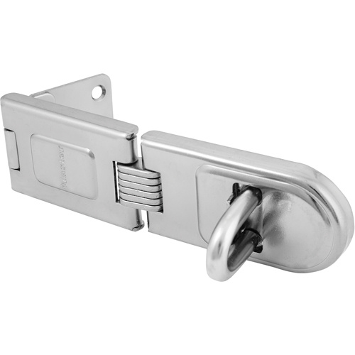 Master Lock 720DPF Hinged Security Hasps Hinged Security Hasps, Silver - Each
