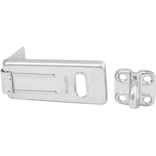 Master Lock 703D General Security Hardened Steel Hasp General Security Hardened Steel Hasp, Silver - Each