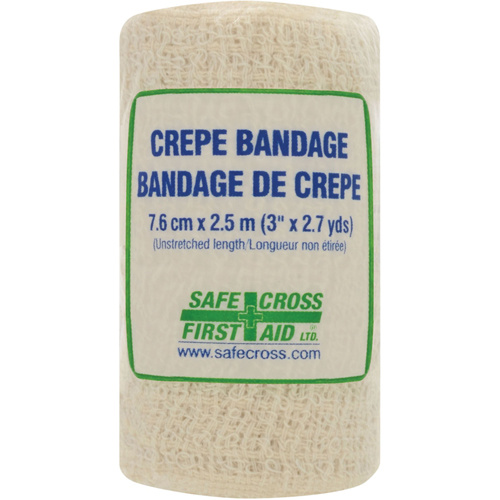 Crepe Roller Bandage, 97-1/5" L x 3" W, Class 1-(Each)