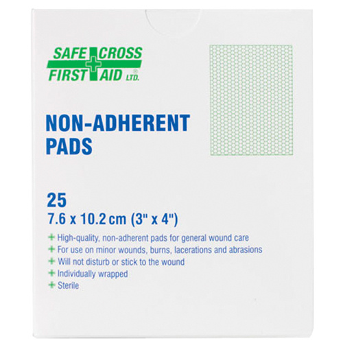 Safecross 03167 Non-Adherent Pads Non-Adherent Pads - Box of 25