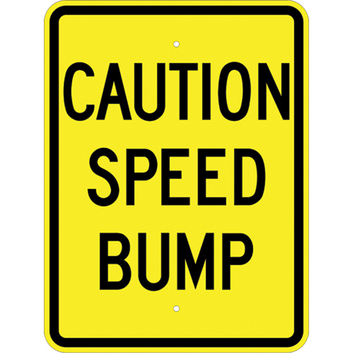 Accuform Signs ""Caution Speed Bump"" Sign  (Each)-Click on options for variations & Details.