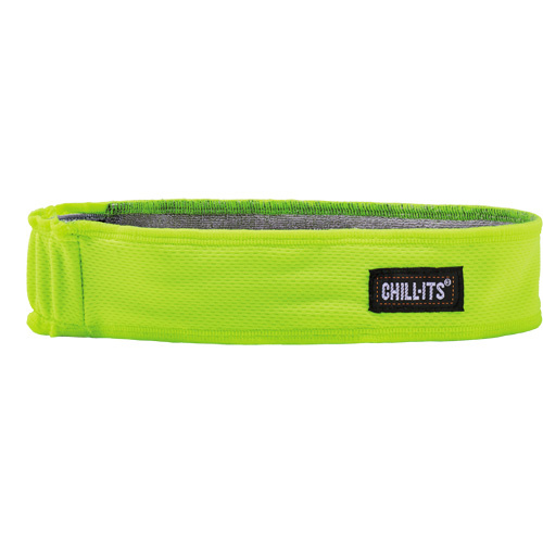 Ergodyne  12431  Chill-Its<sup>?</sup> 6605 Cooling Headband, High Visibilty Lime-Yellow - Each