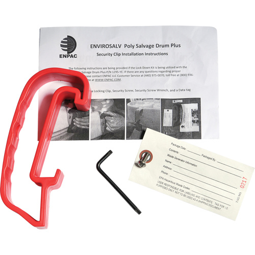Enpac  1295-LK  Envirosalv? Lock Down Security Kit - Each