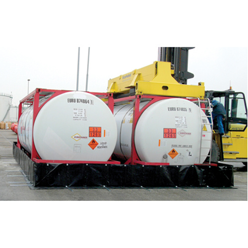 Enpac  48-10102-BK-SS  Stinger Berm?, 1496 US gal. Capacity, 10' W x 10' L x 24" H, L-Bracket - Each