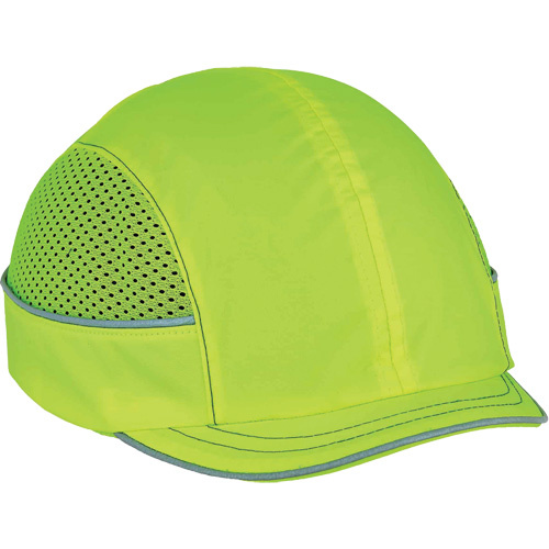Ergodyne  23331  Skullerz<sup>?</sup> 8950 Micro Brim Bump Cap, High Visibility Lime Green - Each
