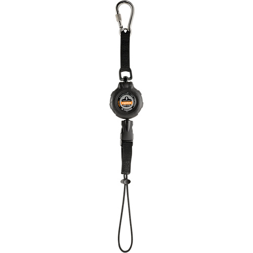 Ergodyne  19301  Squids<sup>?</sup> 3001 Tool Lanyard, Retractable, Carabiner/Loop - Each