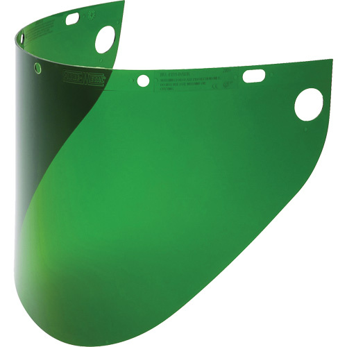Honeywell  4199DGN  Fibre-Metal<sup>?</sup> Extended View Faceshield Visor, Propionate, Green Tint - Each