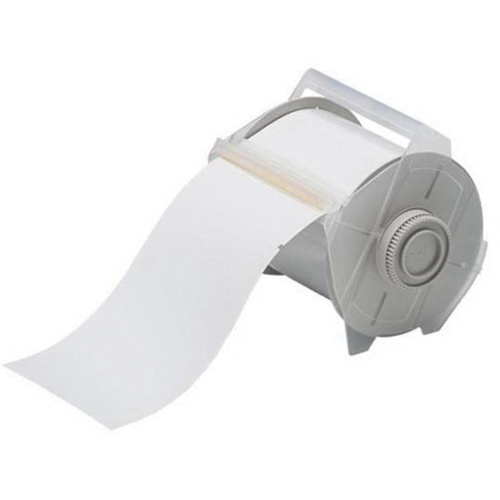 Brady  121555  Pre-Cut Label Cartridge, 101 mm x 6-1/4", White - Each