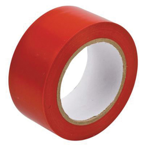Brady  58201  Floor Marking Tape, 2" x 108', Vinyl, Red - Each
