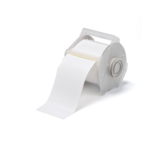 Brady  76616  Printer Tape, Polyester, White, 2.25" Width - Each