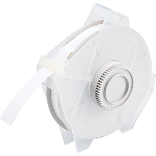 Brady  76618  Printer Tape, Polyester, White, 0.5" Width - Each