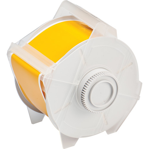 Brady  76620  Printer Tape, Polyester, Yellow, 2.25" Width - Each