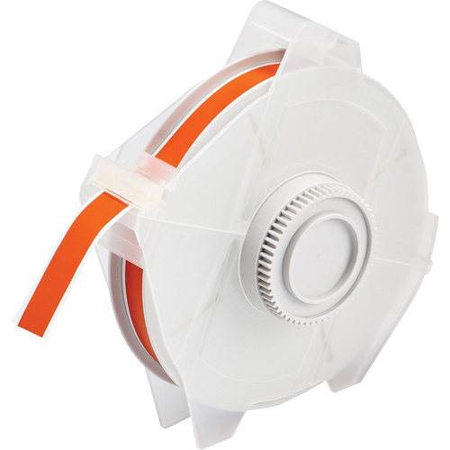 Brady  76638  Printer Tape, Polyester, Orange, 0.5" Width - Each