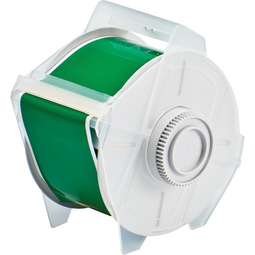 Brady  76640  Printer Tape, Polyester, Green, 2.25" Width - Each