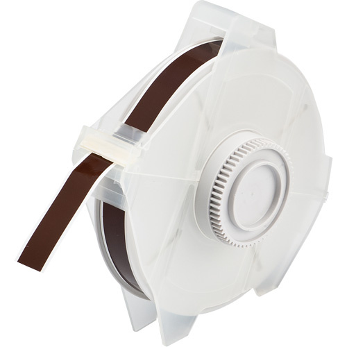 Brady  76646  Printer Tape, Polyester, Brown, 0.5" Width - Each