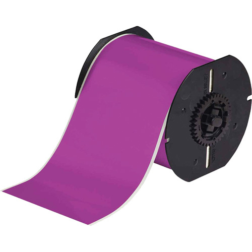 Brady  B30C-4000-569-PL  Low-Halide Printer Tape, Polyester, Purple, 4" Width - Each